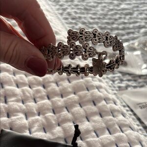 Alex and Ani Silver Intricate Bracelet Mickey Mouse